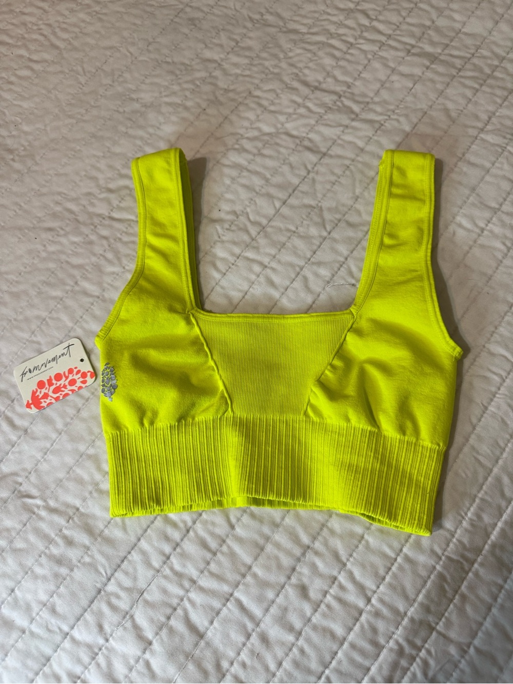 FP Movement by Free People Good Karma Square-Neck Bra